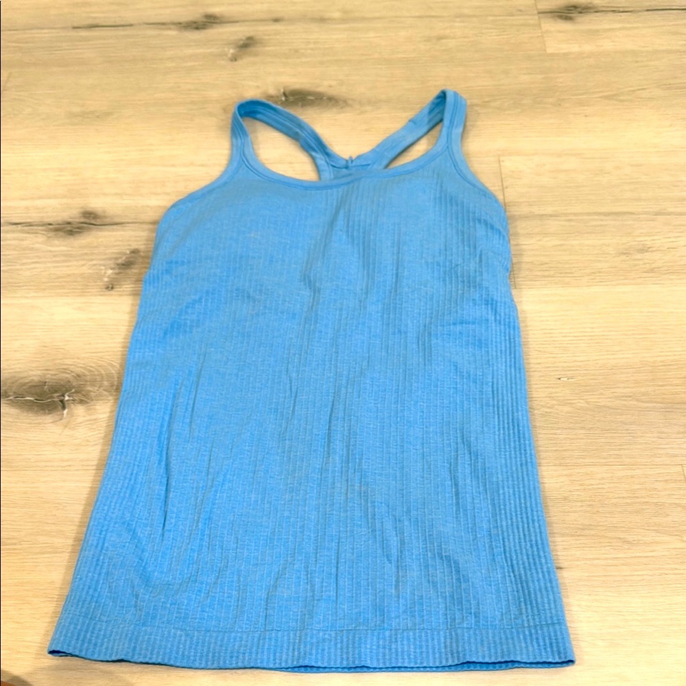 lululemon athletica Blue Tank Top